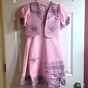 Vintage Custom Pageant Dress with Removable Vest